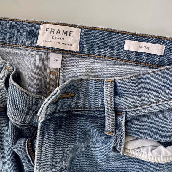 FRAME Le Boy Distressed Jeans – Size 29 - Picture 2 of 6